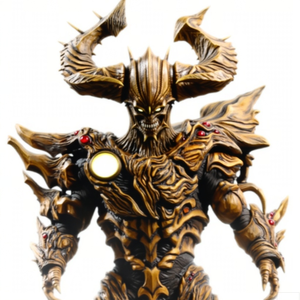 masterpiece, best quality,solo,(white background:1.2),simple background,
looking at viewer,horns,gloves,armor,spikes,weapon,full armor,helmet,mask,cover,gauntlets,shoulder armor,breastplate,monster,armor,helmet,tokusatsu,no humans,science fiction,hard mask,no smile,no eyes,no nose,rubber bodysuit with line,alien