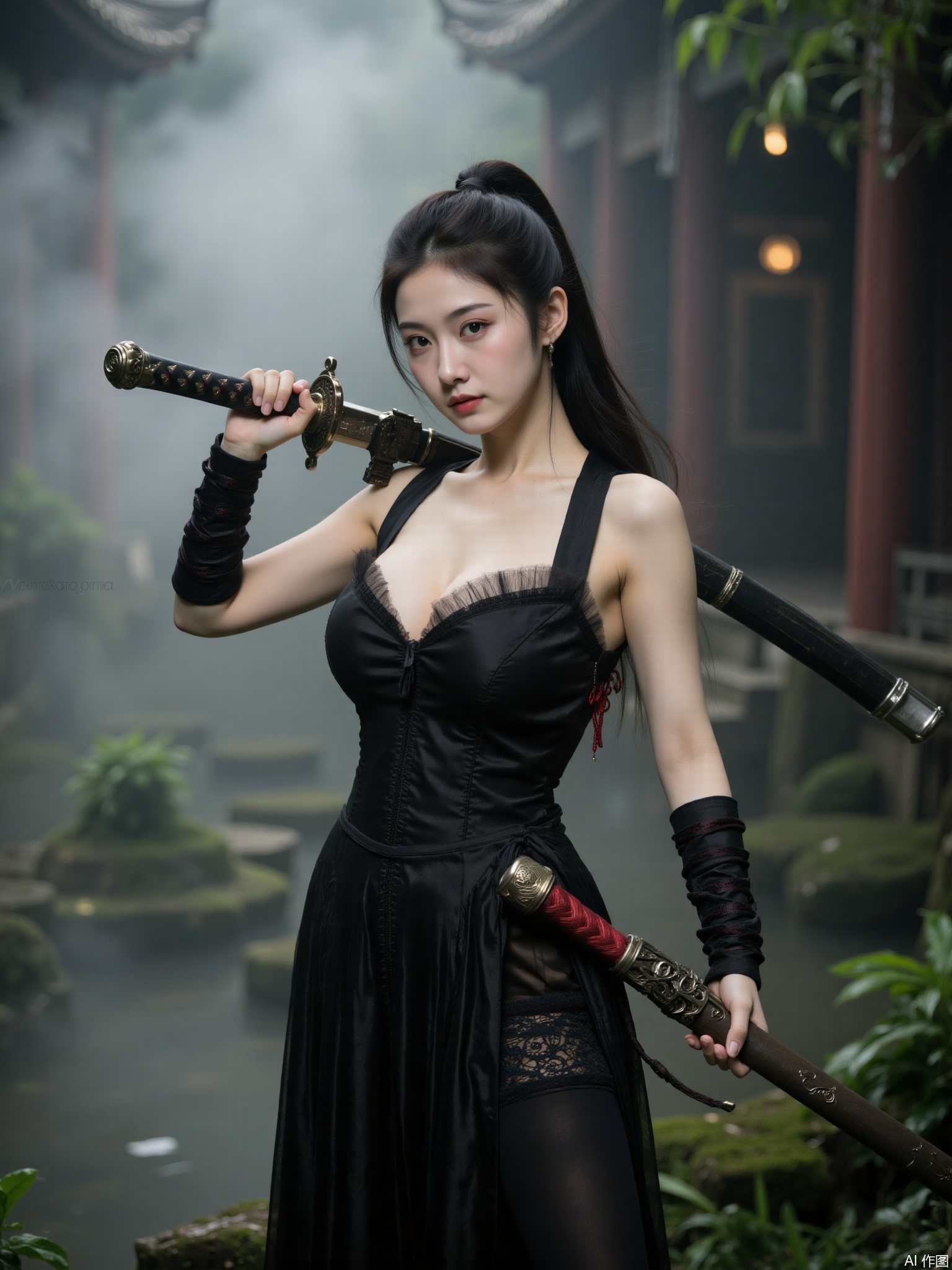 Chinese beauty,  plump breasts,  super realistic photos by 水瓶兔 on Tensor.Art