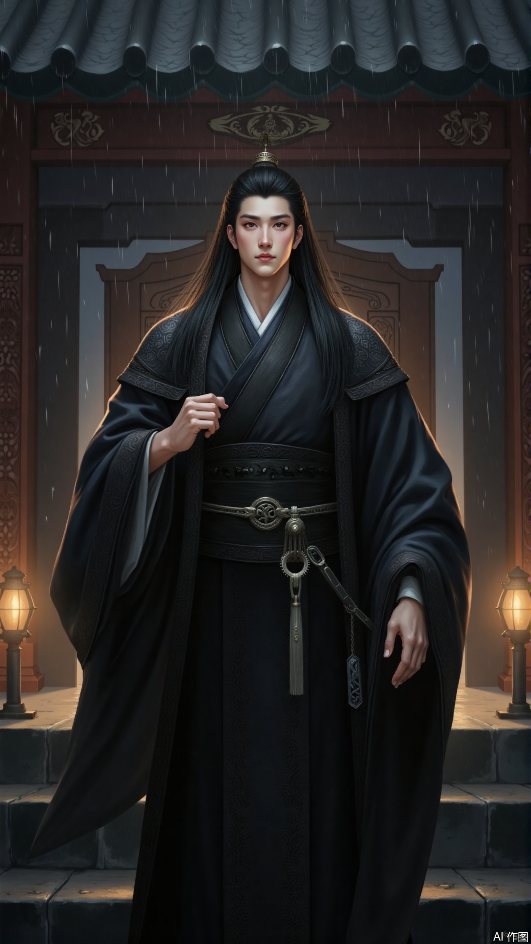 exquisite dark patterns,  ancient style,  male by 醉梦星河 on Tensor.Art