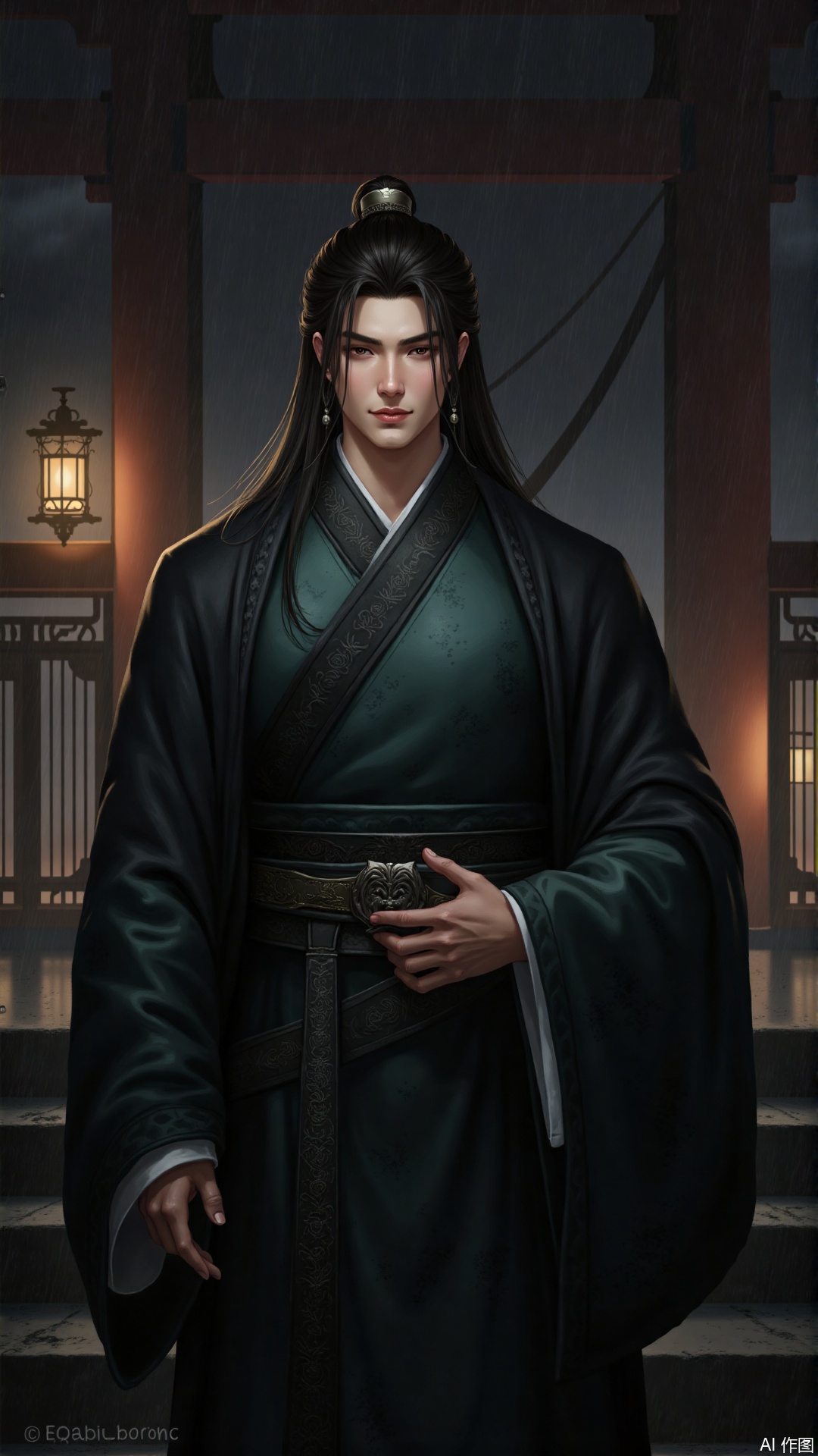 exquisite dark patterns,  ancient style,  male by 醉梦星河 on Tensor.Art