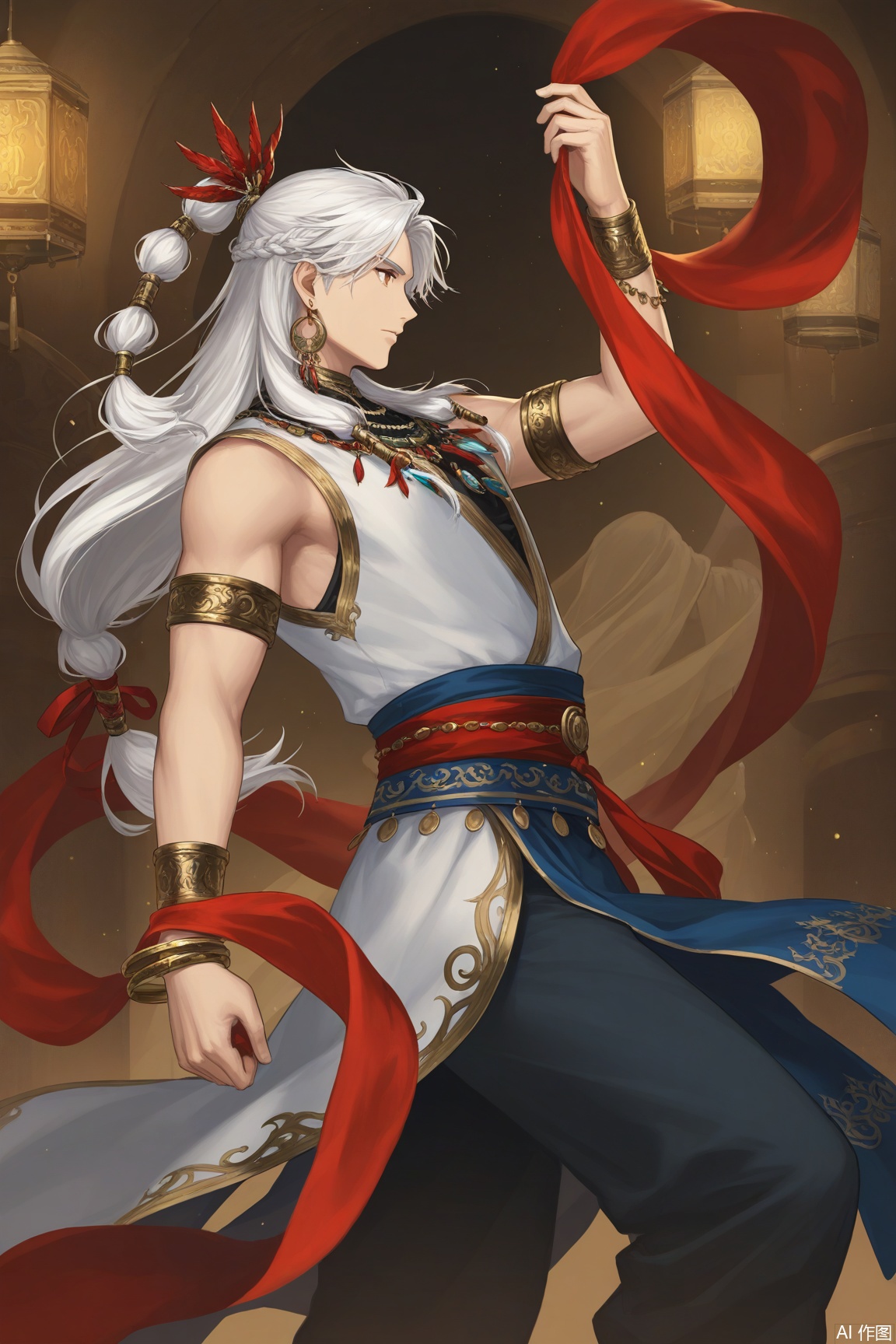 jewelry,  armlet,  solo by 醉梦星河 on Tensor.Art