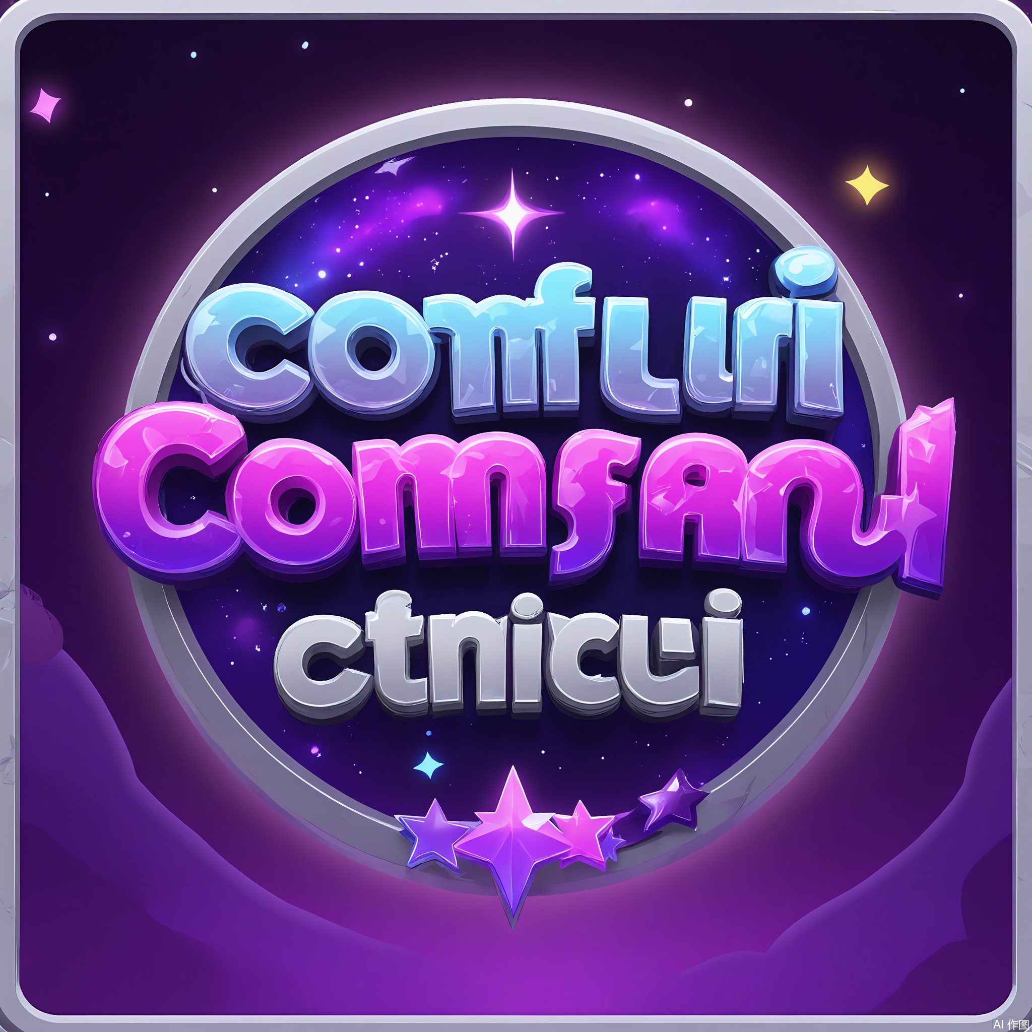 YXLG, Digital artwork presenting the game logo "STAR SNAKES" in a cosmic, cartoonish font. The text is in a bright white with a 3D effect that makes it seem to shine like a star. The background is a deep black and purple star - filled gradient with a star - shaped silver border. Inside the star are snakes with star - patterned scales, and in the center is a comet. It has a fun and space - themed vibe.