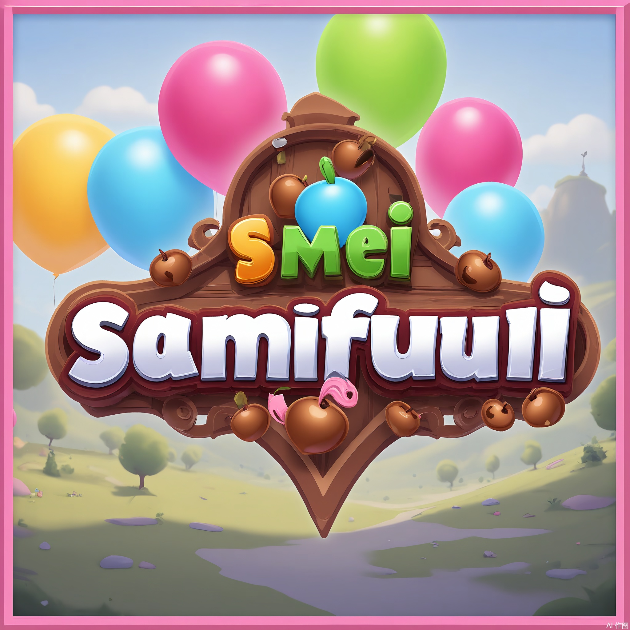YXLG, Digital artwork highlighting the game logo "SKY SQUIRRELS" in an adventurous, cartoonish font. The text is in a light blue and white color with a 3D effect that makes it look like it's soaring through the sky. The background is a soft blue and white cloud - filled gradient with a hot - air - balloon - shaped pink border. Inside the balloon are squirrels with parachutes and flying nuts, and in the center is a floating acorn. It has a fun and aerial - adventure feel.
