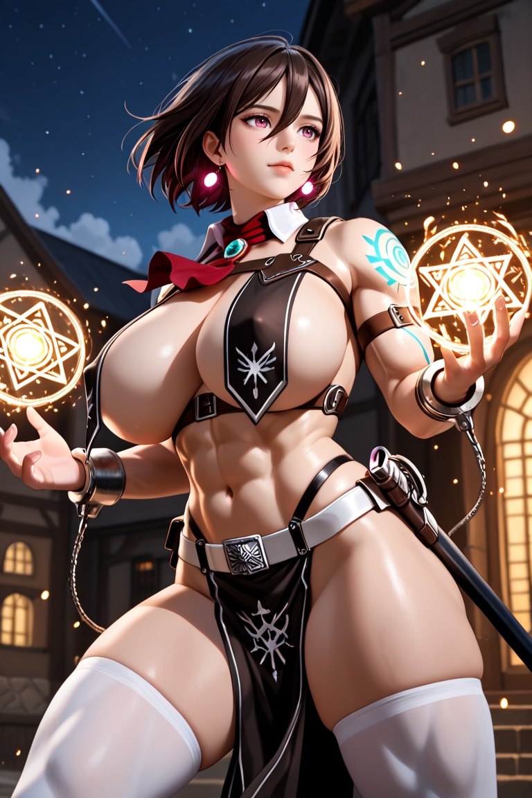 1girl,  alternate breast size (larger),  ascot on Tensor.Art