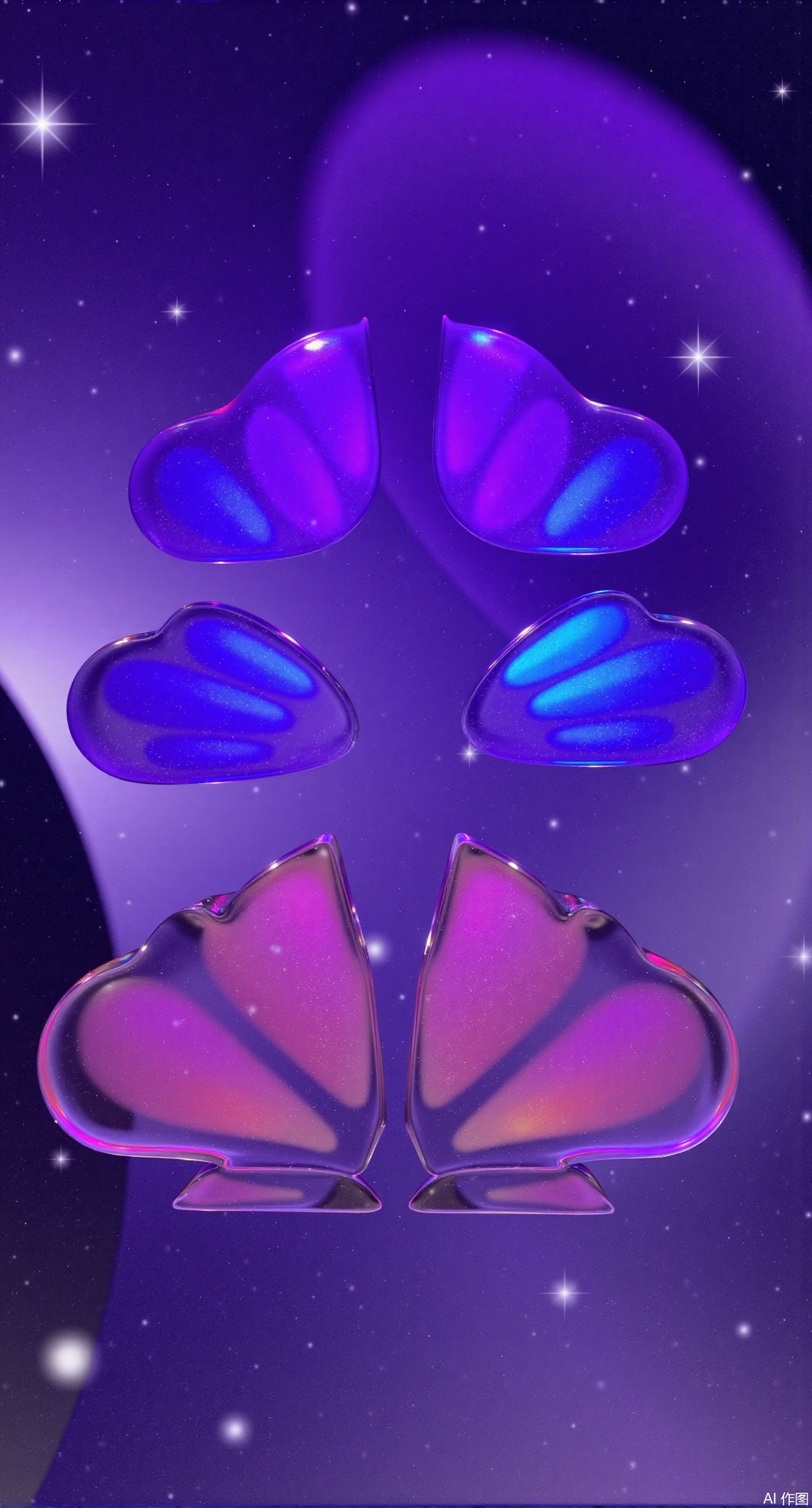 (masterpiece, best quality:1.2),The Huawei logo petals transformed into iOS 26 liquid glass, with neon halos refracting from the edges of the translucent purple glass petals. Nebula-like blue light strips flow inside the petals, set against a shimmering gradient purple liquid starry sky, full of Eastern aesthetics and technological charm.Xqianqianmeinu,Xmoxionghanfu,Xleisiqipao,Xxeushengxiaofu,Xxiajixiaofu,Xzileisiqipao,XluxueqiXY2,Xyaoyuexianzi,XteYK,Xdongjixiaofu2,Xclaudmonetstyle,XLiquidGlassMaterial,Xclaudmonet