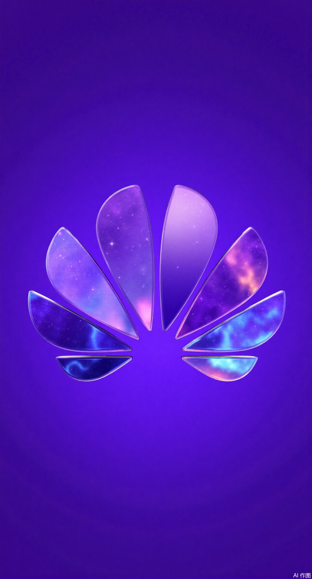 (masterpiece, best quality:1.2),The Huawei logo petals transformed into iOS 26 liquid glass, with neon halos refracting from the edges of the translucent purple glass petals. Nebula-like blue light strips flow inside the petals, set against a shimmering gradient purple liquid starry sky, full of Eastern aesthetics and technological charm.Xqianqianmeinu,Xmoxionghanfu,Xleisiqipao,Xxeushengxiaofu,Xxiajixiaofu,Xzileisiqipao,XluxueqiXY2,Xyaoyuexianzi,XteYK,Xdongjixiaofu2,Xclaudmonetstyle,XLiquidGlassMaterial,Xclaudmonet