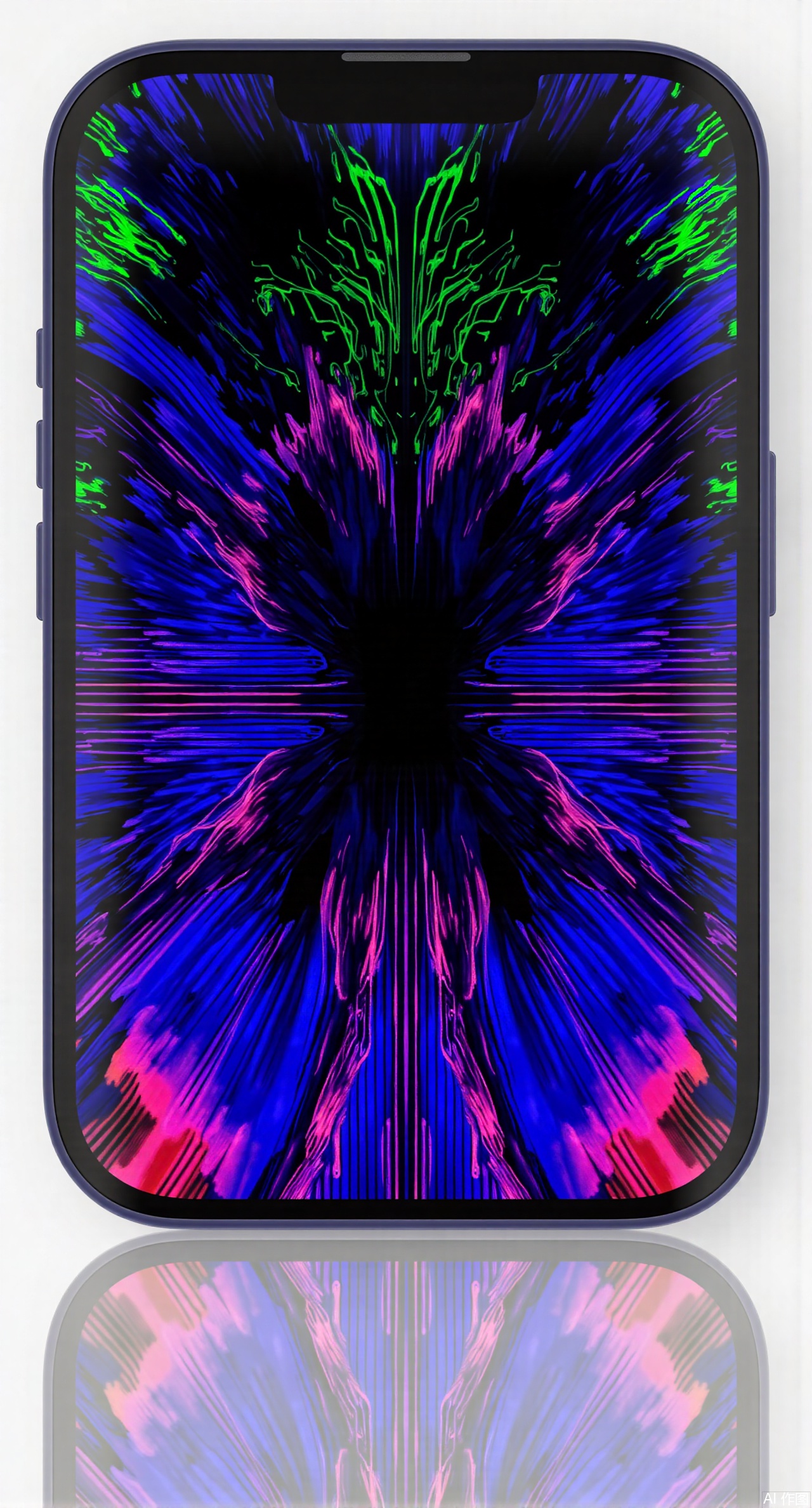 (masterpiece, best quality:1.2),The liquid glass Apple logo transforms into a cyber neon carrier, with a deep purple-black main body. Green data streams reminiscent of glitch art burst from the notch, while the surface is covered with circuit patterns. The edges refract pixelated light from 80s retro games, and the bottom reflection resembles a shattered hologram, intertwining futuristic technology with nostalgic elements.Xqianqianmeinu,Xmoxionghanfu,Xleisiqipao,Xxeushengxiaofu,Xxiajixiaofu,Xzileisiqipao,XluxueqiXY2,Xyaoyuexianzi,XteYK,Xdongjixiaofu2,Xclaudmonetstyle,XLiquidGlassMaterial,Xclaudmonet