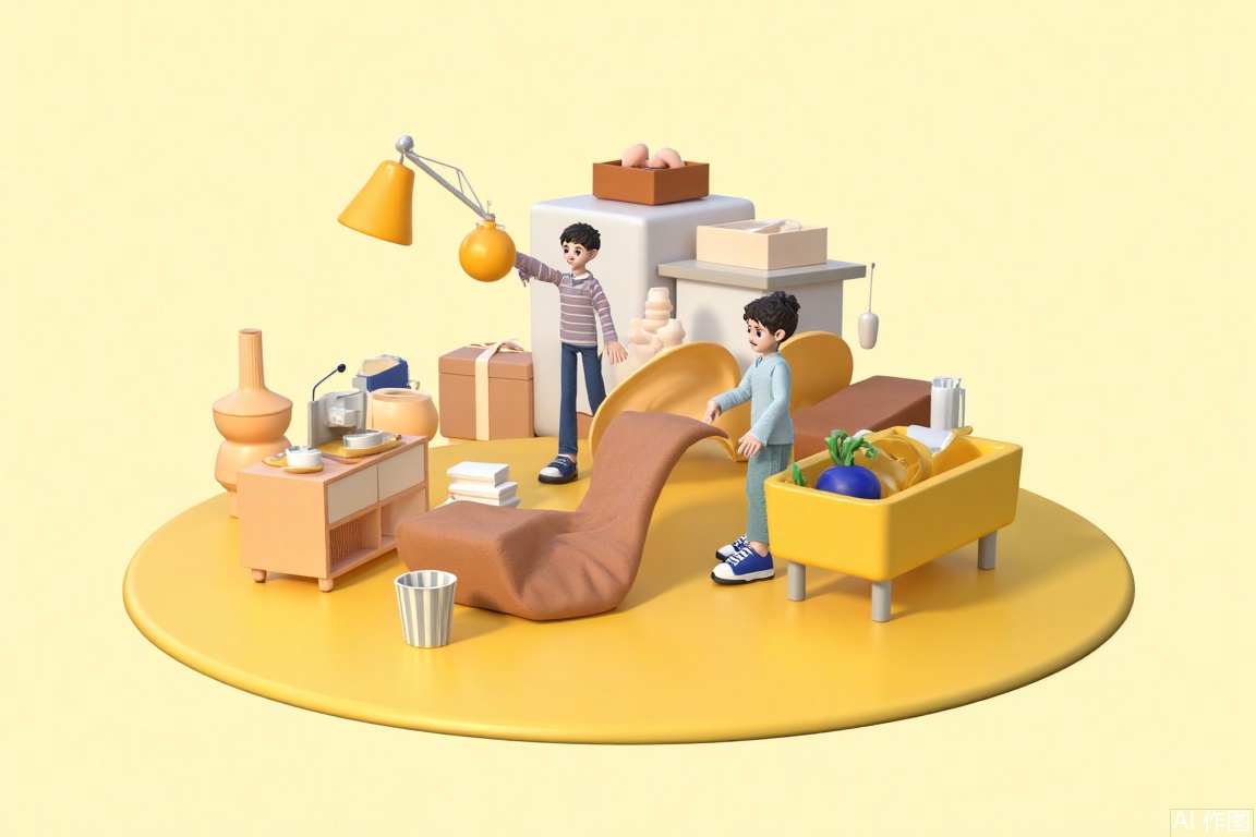 ,3D small scene