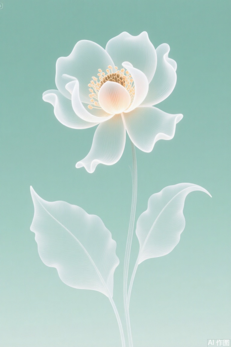 Peony, Silk-painting