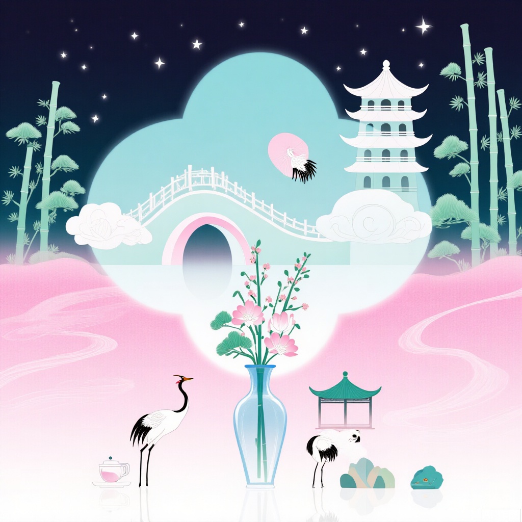 ,Small scene illustrations