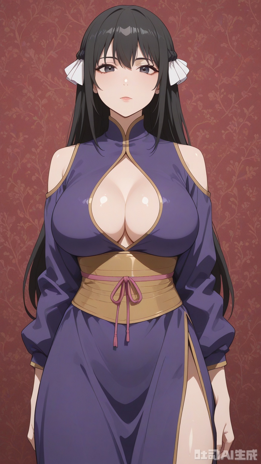 general, sfw, live2d, Glossy background,1woman, solo, breast, exquisite skin, looking at viewer, very awa