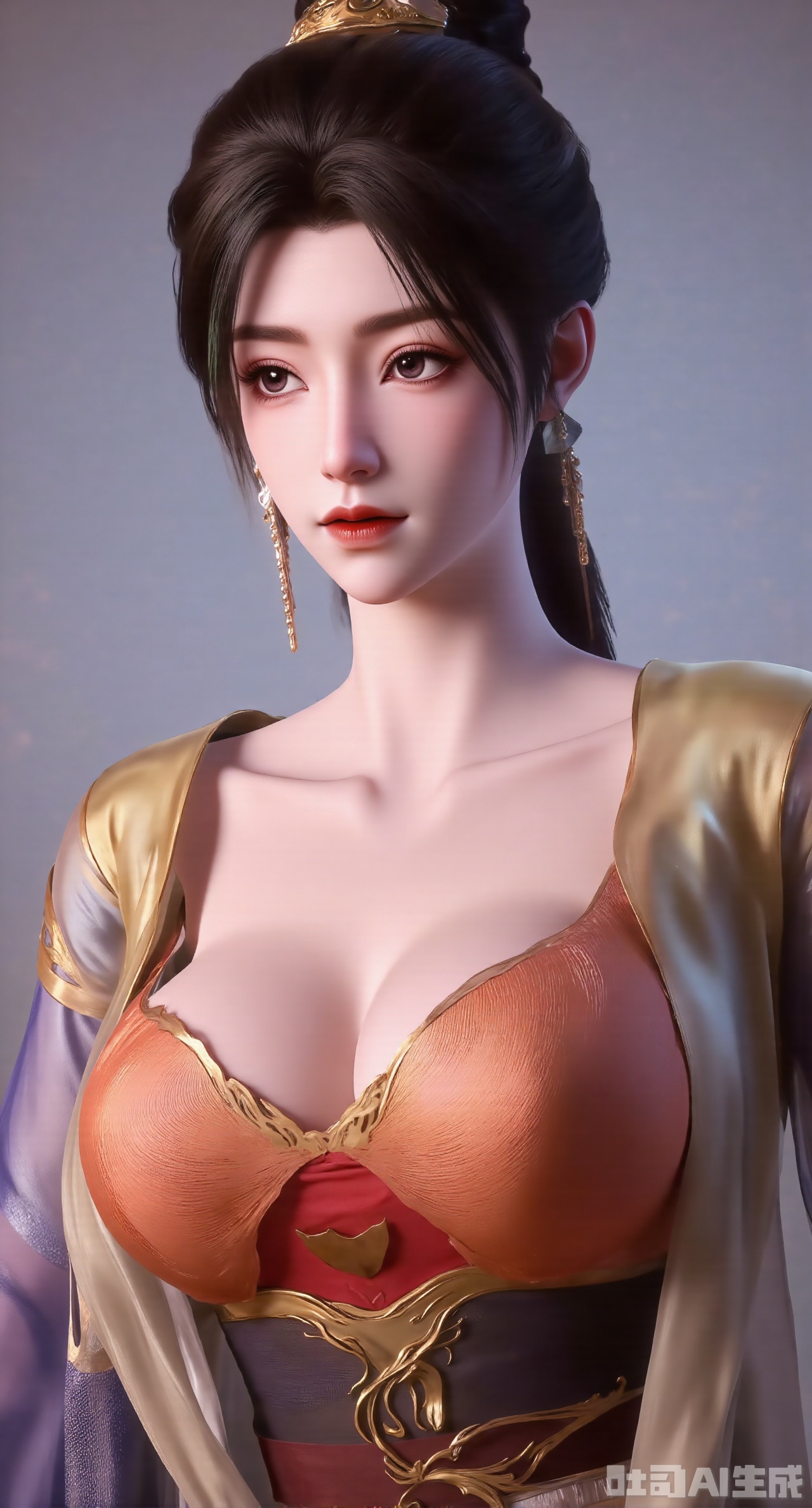  (masterpiece, best quality:1.2),a busty woman,hanfu,simple_background.(huge breasts:2.99), (full breasts:2.99),gechuanguangchongstyle,Xyuanxionggirl,Xyunxiao,XyunxiaoYK,Xdixionglianyiqun,Xmiaozufushi,Xqilinxianzi,XTifaLockhart,Xjinshenjianshenfu,Xbigbreasts,Xrixirenxiangsheying,XzhaoxiangerX,Xnanxiaochen2,Xtangyu,XzhaoxiangerH