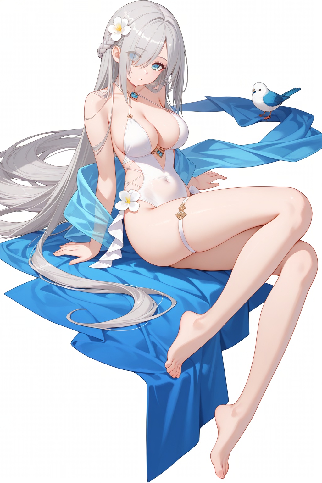 1girl,  breasts,  long hair on Tensor.Art