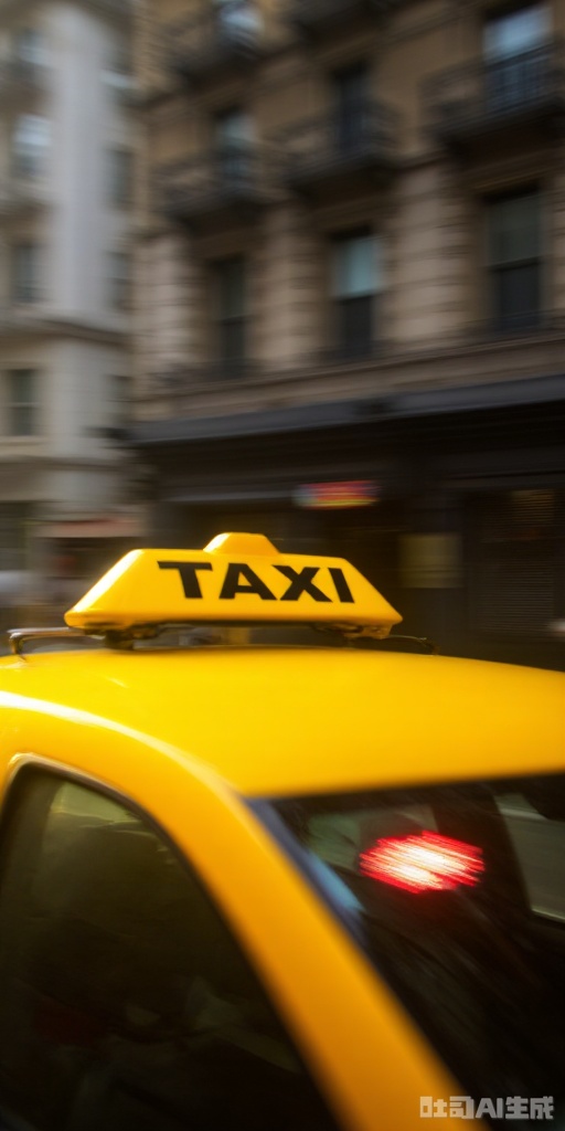 Exercise quickly

A close-up shot of a yellow taxi cab with the word "TAXI" written in black letters on the top of the cab. The cab is facing the left and the background is blurred. The car is facing towards the right and the back of the car is visible. There is a red tail light visible on the right side of the image.

