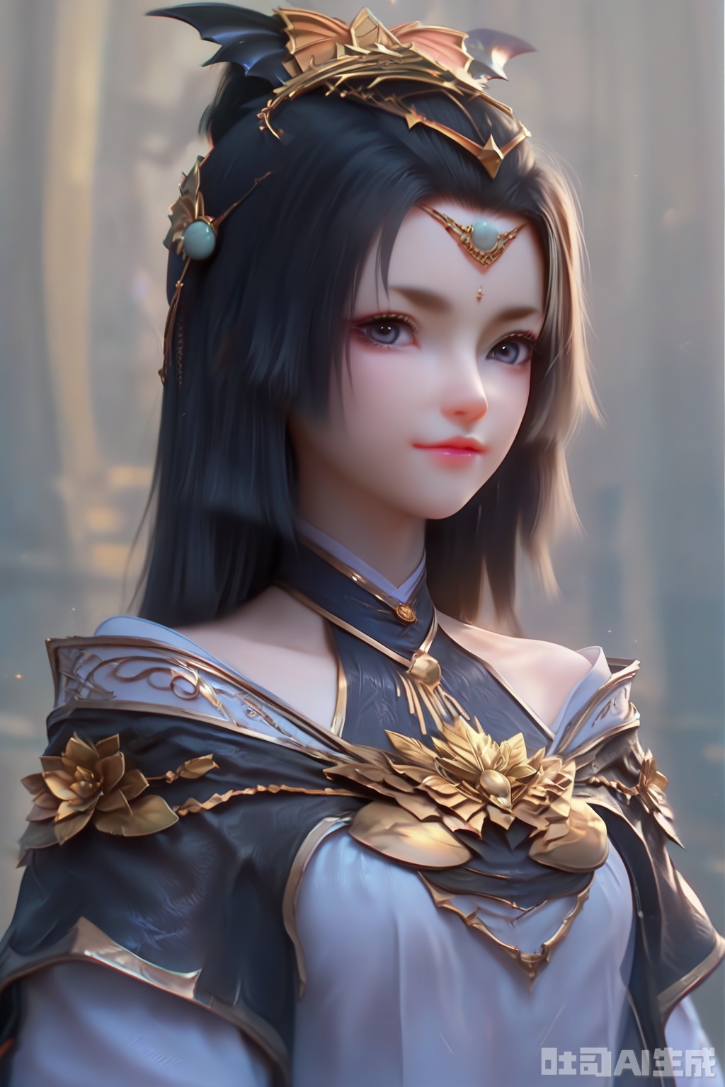 score_9,score_8_up,score_7_up, 1girl,solo,looking at viewer,looking at viewer,black hair,hair ornament,long hair,realistic