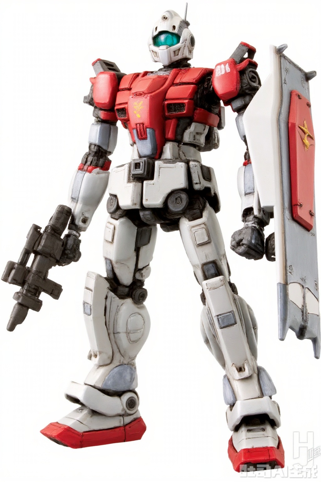 masterpiece, best quality,solo,((white background:1.2)),simple background,
looking at viewer,full_armor,superrobet,Gundam,machinery,no_humans,robot,mecha,science_fiction,strong contrast,mechanical buddy universe,RGM_79_(Requiem_for_Vengeance_VER)