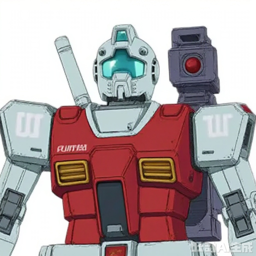 masterpiece, best quality,solo,((white background:1.2)),simple background,
looking at viewer,full_armor,superrobet,Gundam,machinery,no_humans,robot,mecha,science_fiction,strong contrast,mechanical buddy universe,RGM_79_(GTO_VER)