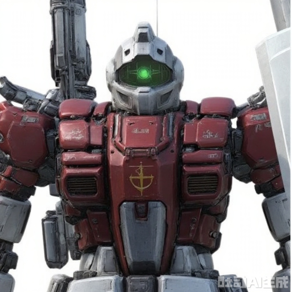 masterpiece, best quality,solo,((white background:1.2)),simple background,
looking at viewer,full_armor,superrobet,Gundam,machinery,no_humans,robot,mecha,science_fiction,strong contrast,mechanical buddy universe,RGM_79_(Requiem_for_Vengeance_VER)