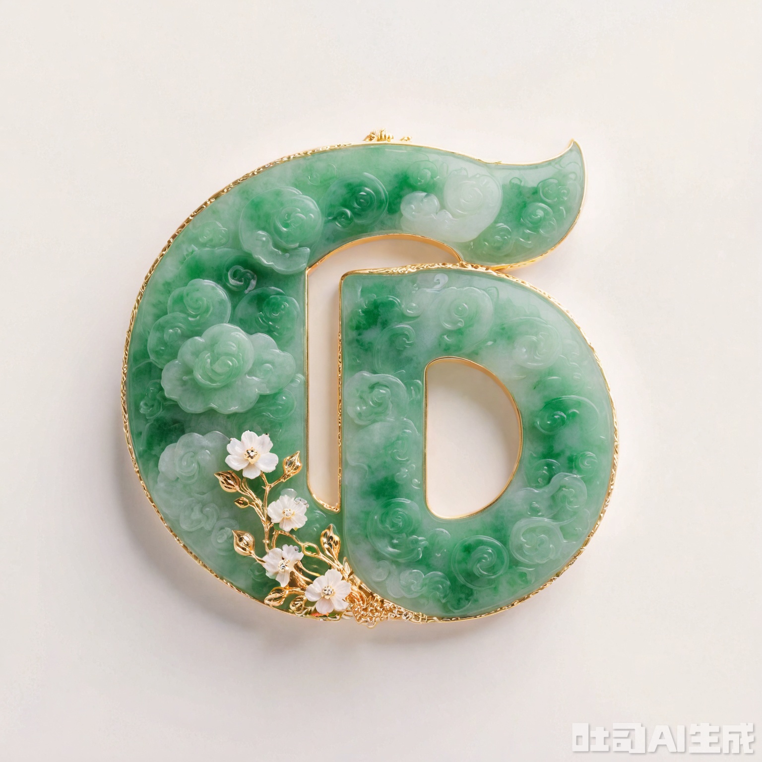 white background,jade font,JYSH