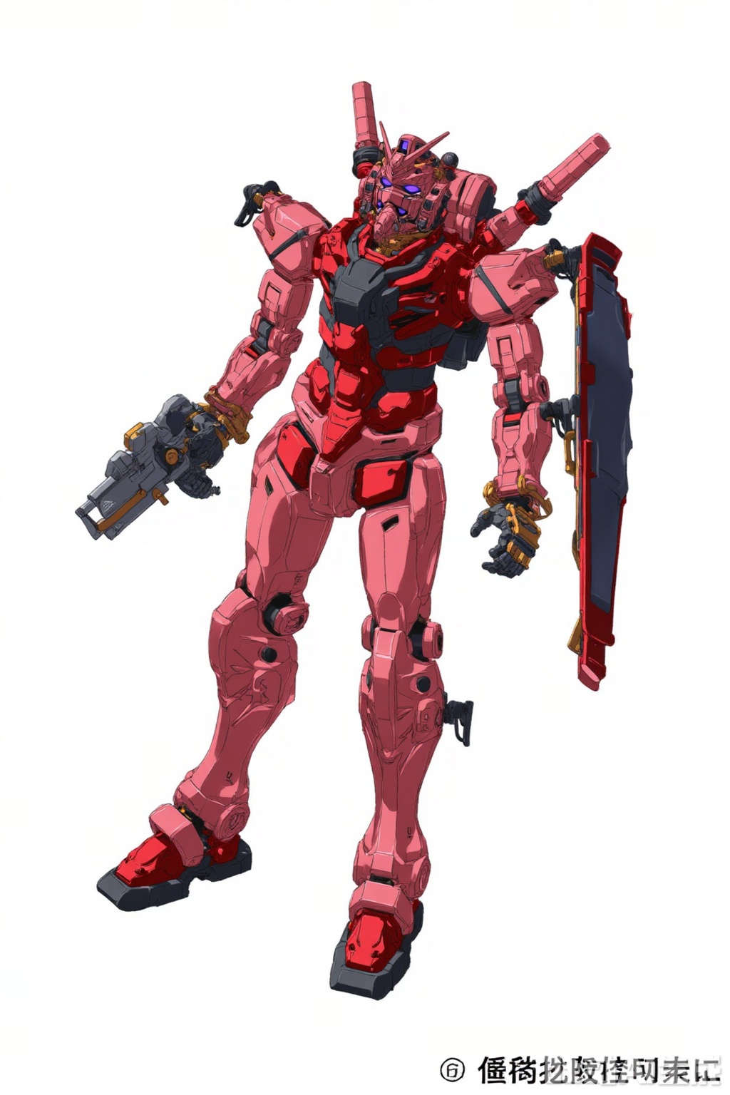 masterpiece, best quality,solo,((white background:1.2)),simple background,
looking at viewer,full_armor,superrobet,Gundam,machinery,holding_weapon,gun,no_humans,glowing,robot,holding_gun,mecha,science_fiction,energy_gun,beam_rifle,strong contrast,mechanical buddy universe,RX_78_2(GQUUUUUUX_VER)