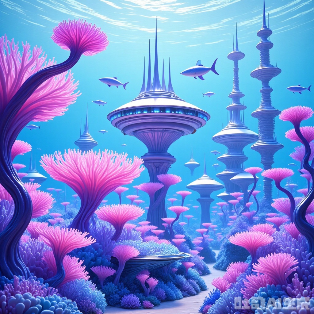 ,Underwater city