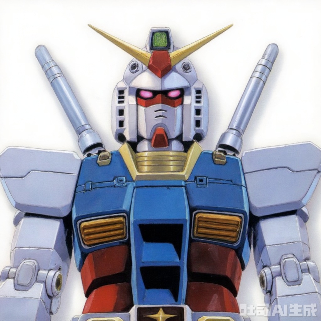 masterpiece, best quality,solo,((white background:1.2)),simple background,
looking at viewer,RX_78_2(gto_VER),full_armor,superrobet,Gundam,machinery,holding_weapon,gun,no_humans,glowing,robot,holding_gun,mecha,science_fiction,energy_gun,beam_rifle,strong contrast,mechanical buddy universe