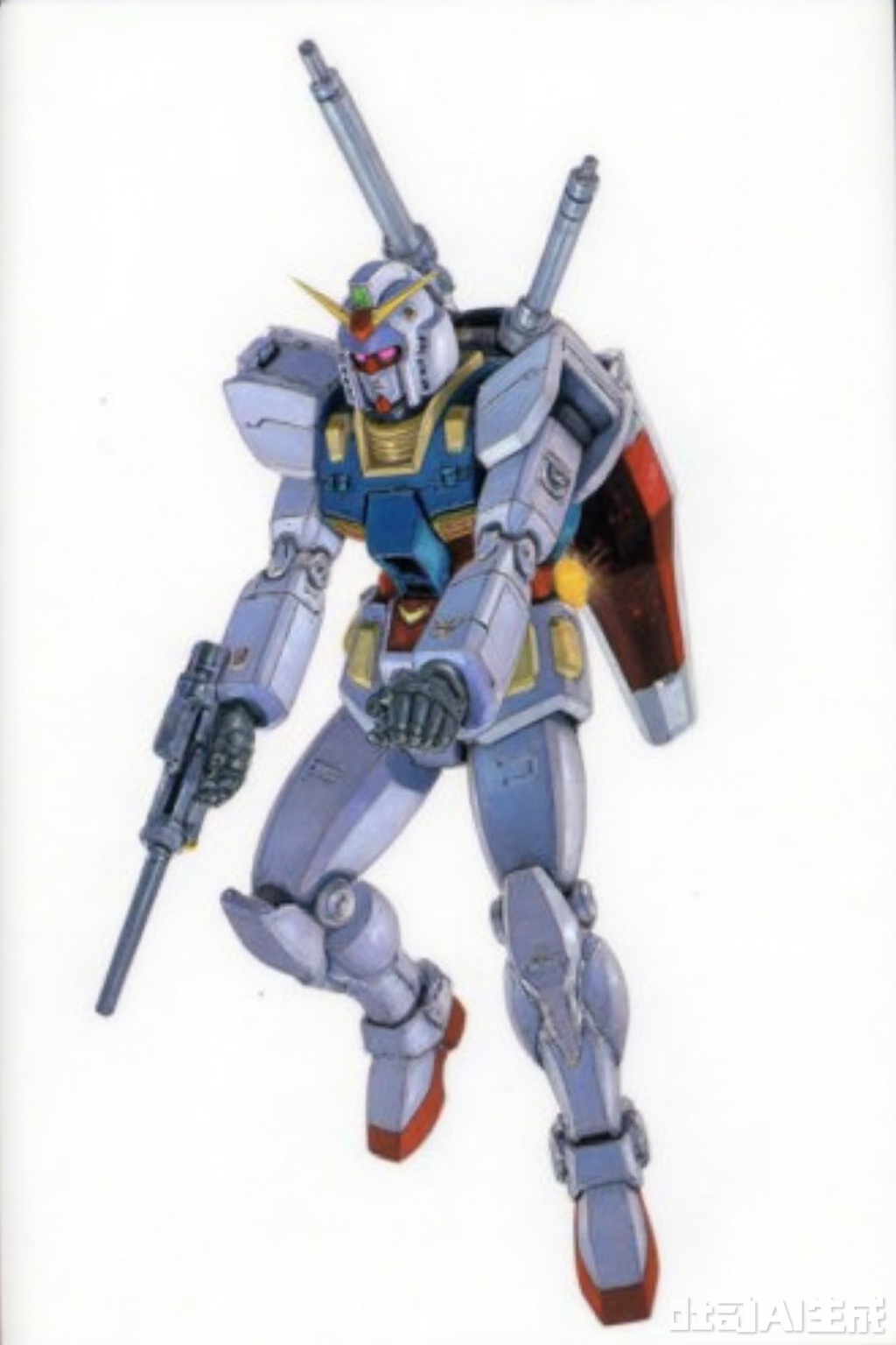 masterpiece, best quality,solo,((white background:1.2)),simple background,
looking at viewer,RX_78_2(gto_VER),full_armor,superrobet,Gundam,machinery,holding_weapon,gun,no_humans,glowing,robot,holding_gun,mecha,science_fiction,energy_gun,beam_rifle,strong contrast,mechanical buddy universe
