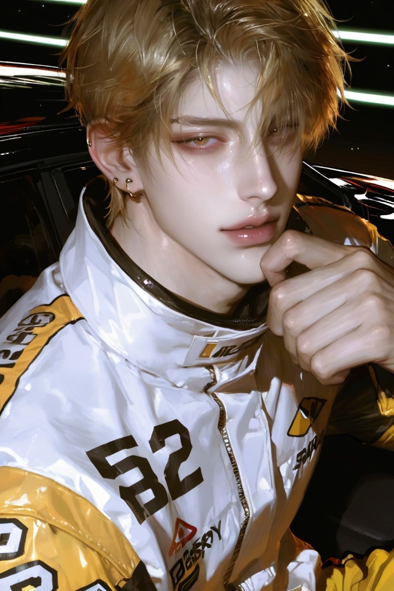 ((1 Male)) solo,  A single,  charming and mysterious on Tensor.Art