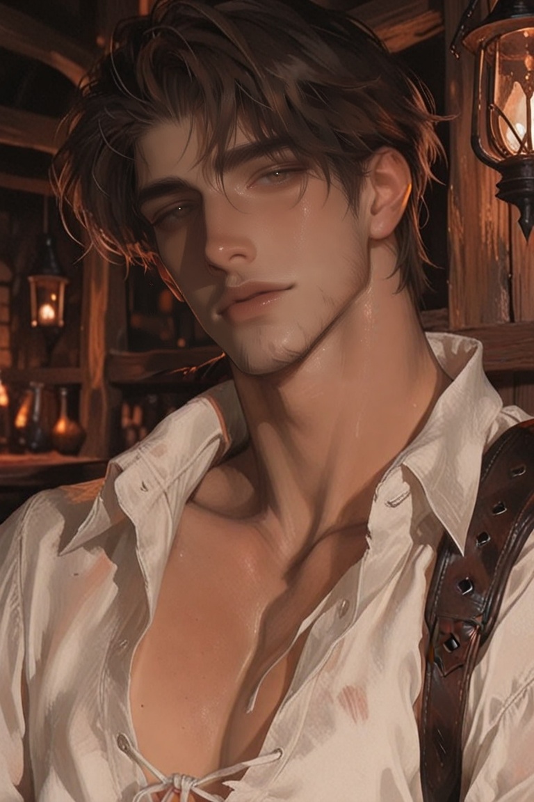 1boy,  solo,  half body on Tensor.Art
