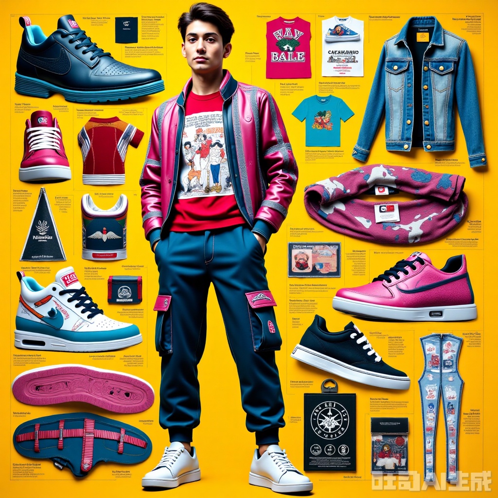 t,Pop art,Clothing Disassembly Style
