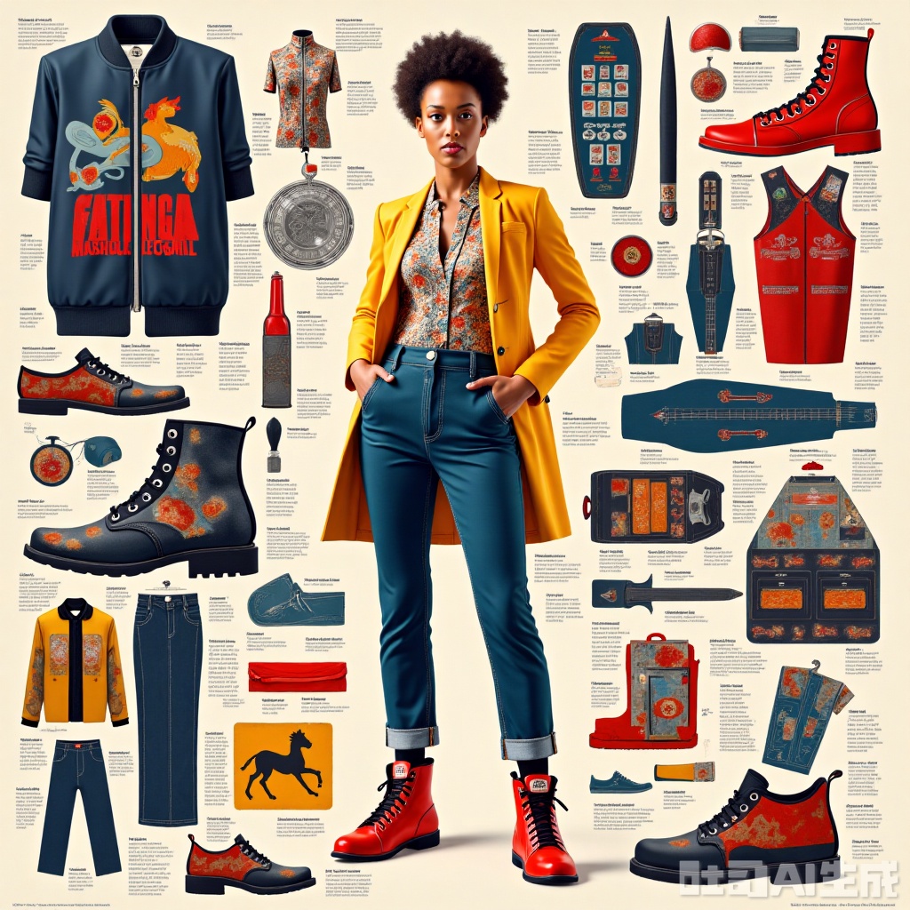 t,Pop art,Clothing Disassembly Style