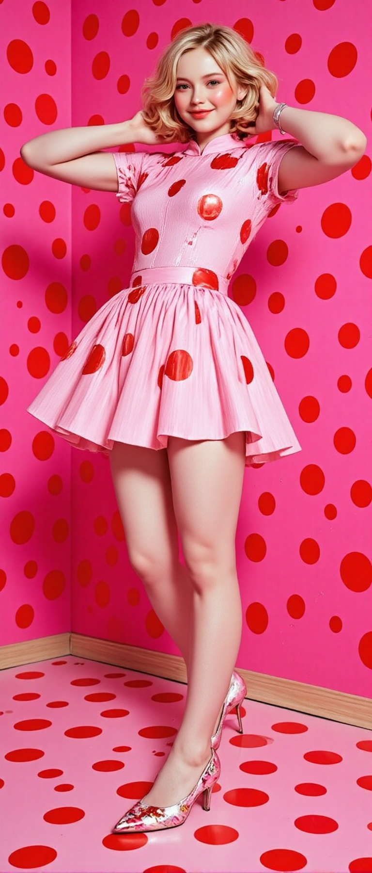 masterpiece,  ultra-detailed,  full-body surreal fashion photo on Tensor.Art