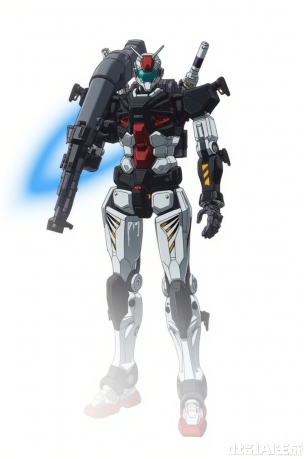 masterpiece, best quality,solo,((white background:1.2)),simple background,
looking at viewer,RX_78_1(GQUUUUUUX_VER),full_armor,superrobet,Gundam,machinery,holding_weapon,gun,no_humans,glowing,robot,holding_gun,mecha,science_fiction,energy_gun,beam_rifle,strong contrast,mechanical buddy universe