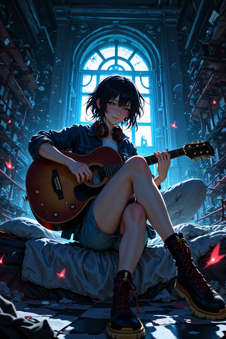 Detailed Anime,  light particles,  stunning image on Tensor.Art