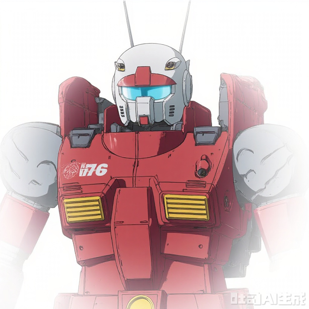 masterpiece, best quality,solo,((white background:1.2)),simple background,
looking at viewer,full_armor,superrobet,Gundam,machinery,no_humans,glowing,robot,mecha,science_fiction,strong contrast,mechanical buddy universe,RX_77(GTO_VER)