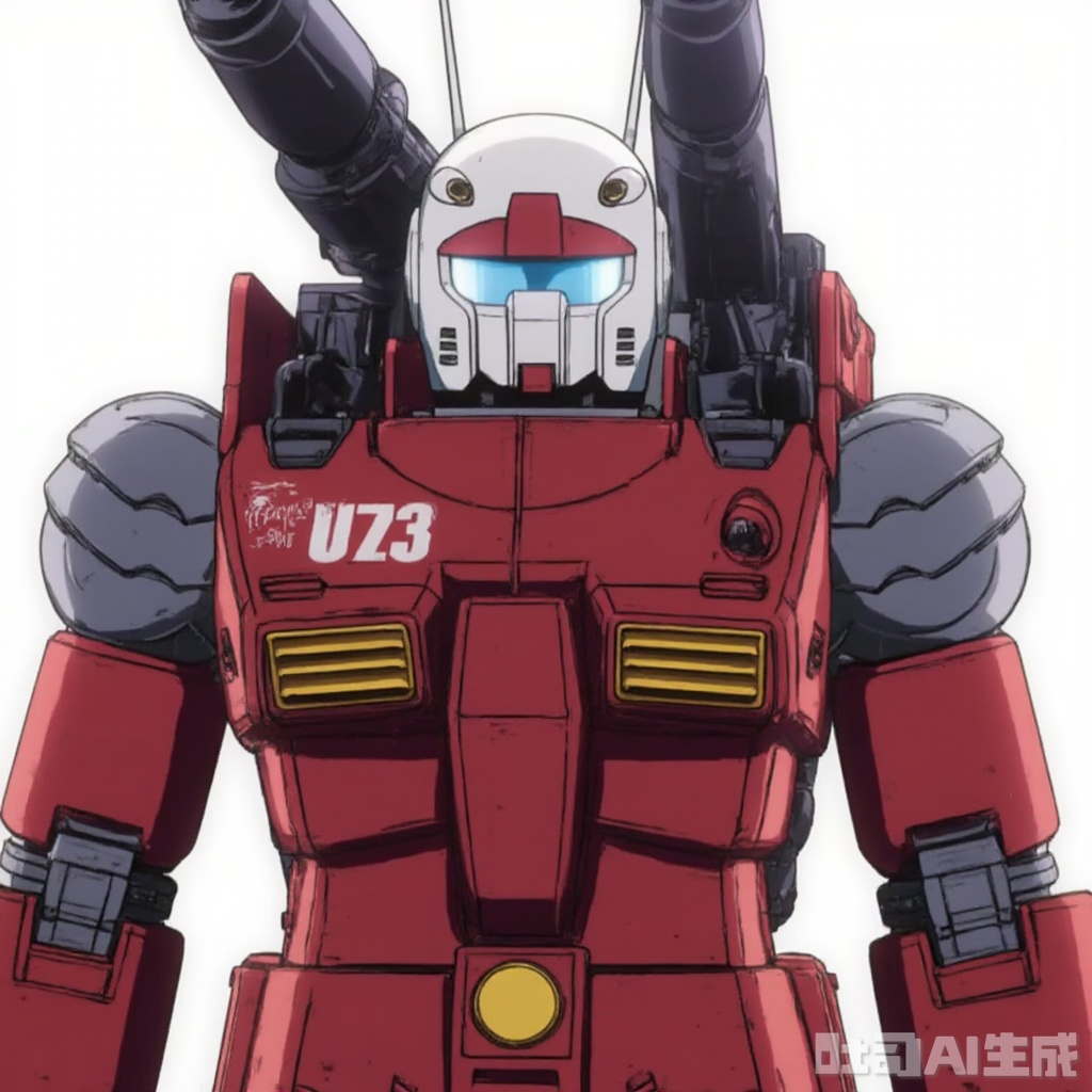 masterpiece, best quality,solo,((white background:1.2)),simple background,
looking at viewer,full_armor,superrobet,Gundam,machinery,no_humans,glowing,robot,mecha,science_fiction,strong contrast,mechanical buddy universe,RX_77(GTO_VER)
