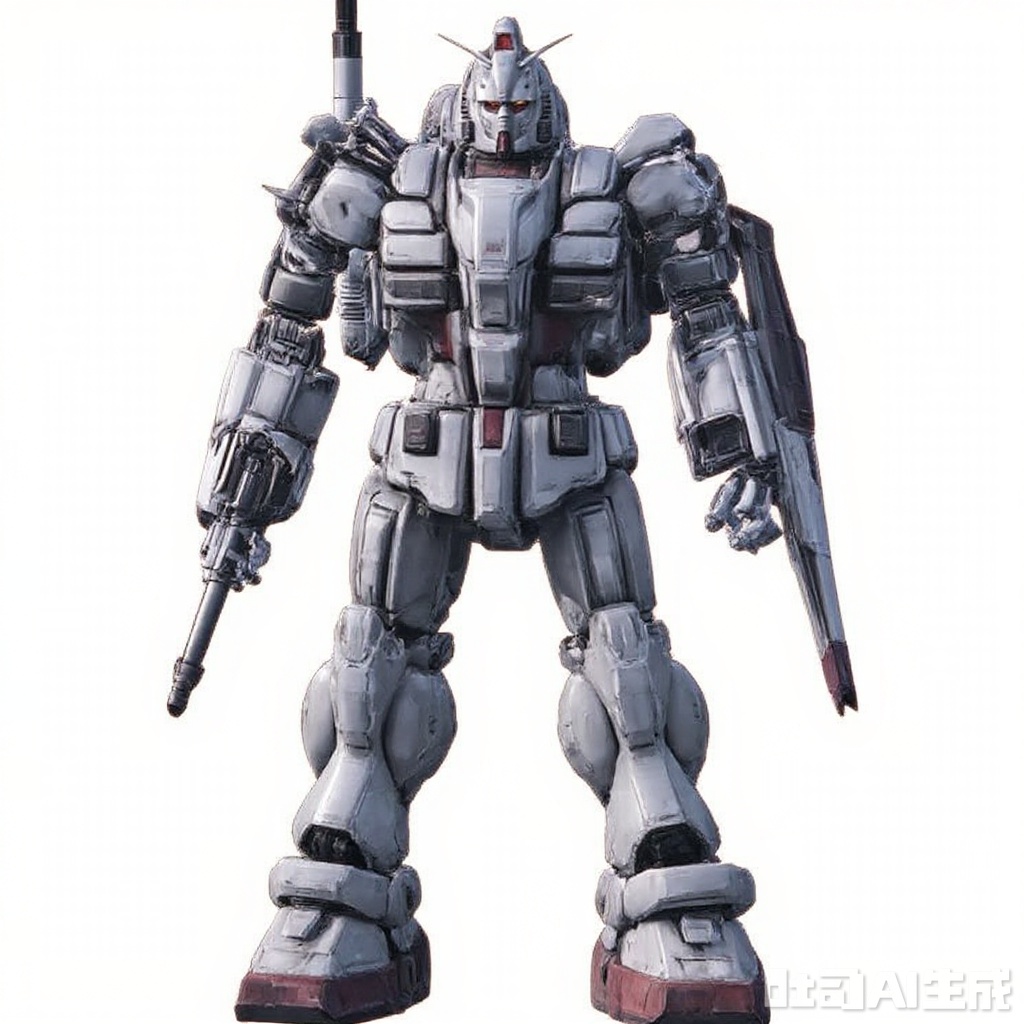 masterpiece, best quality,solo,((white background:1.2)),simple background,
looking at viewer,,full_armor,superrobet,Gundam,machinery,no_humans,glowing,robot,mecha,science_fiction,strong contrast,mechanical buddy universe,RX_78_EX