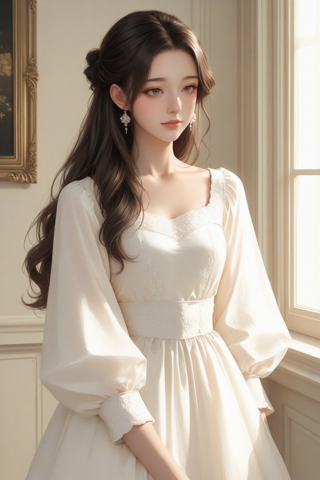 1girl,  solo,  beautiful woman on Tensor.Art