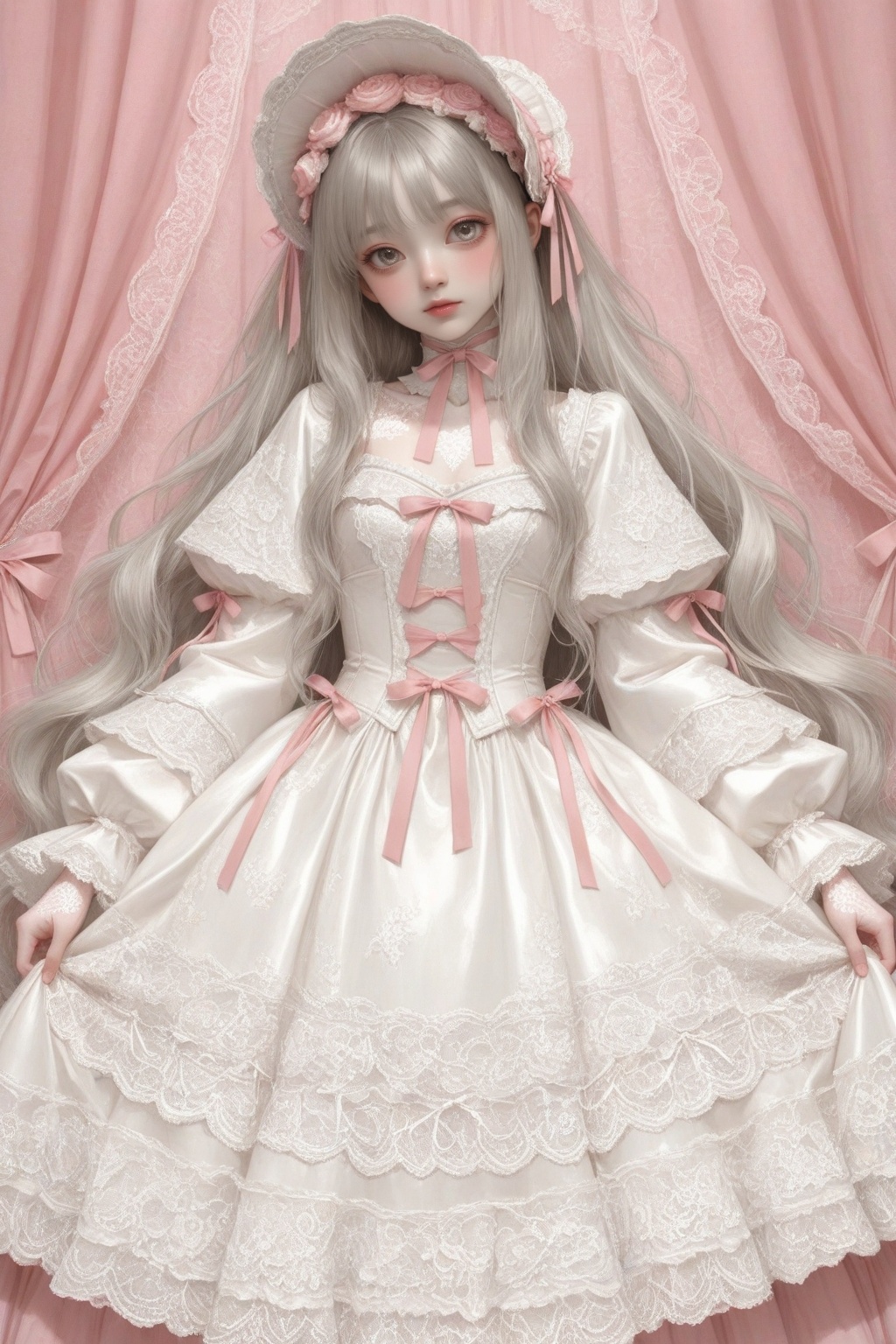 1girl,  solo,  doll-like girl on Tensor.Art