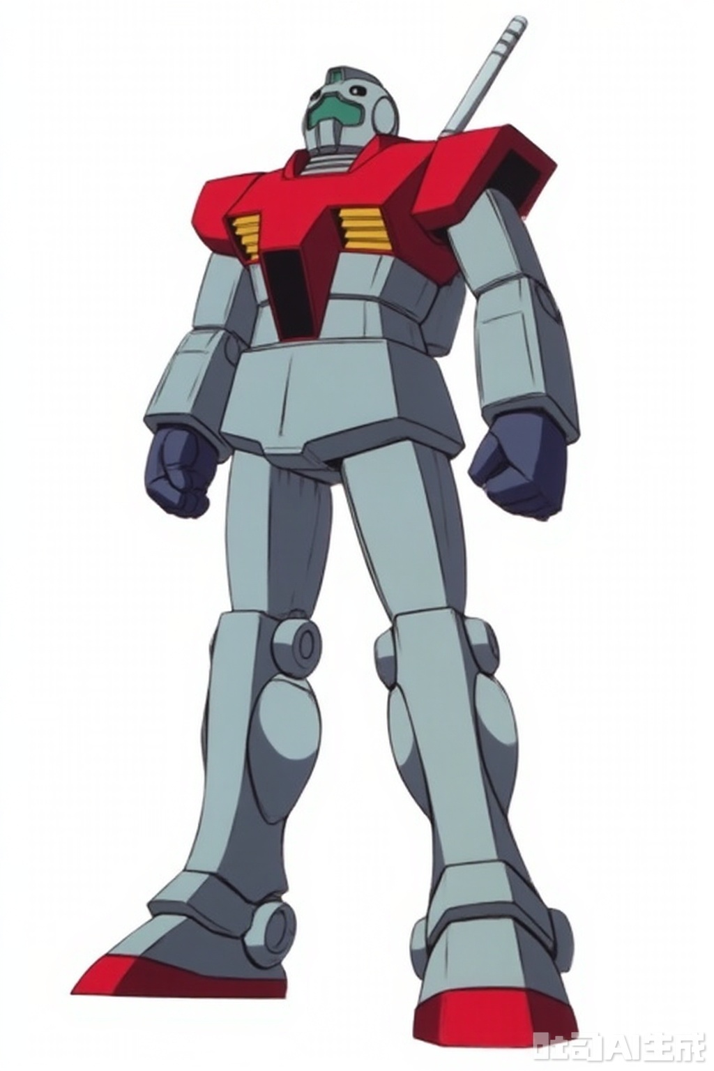 masterpiece, best quality,solo,((white background:1.2)),simple background,
looking at viewer,,full_armor,superrobet,Gundam,machinery,no_humans,glowing,robot,mecha,science_fiction,strong contrast,mechanical buddy universe,RGM_79(0079_VER)