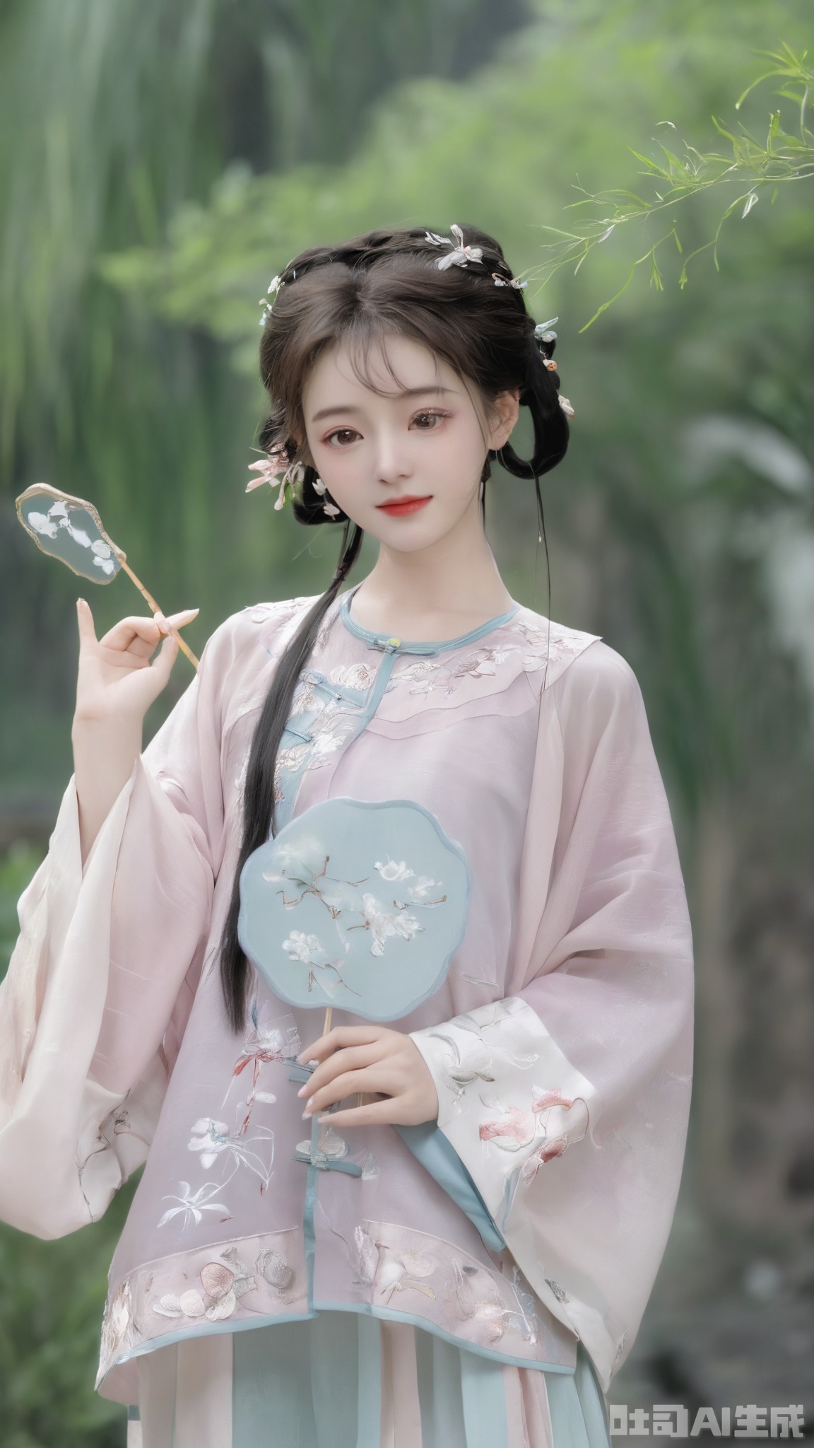  (masterpiece, top quality, best quality, official art, beautiful and aesthetic:1.2),gf-hd, 1girl, solo, hair ornament, jewelry,hanfu dress, red dress, earrings, chinese clothes, brown hair, ribbon, hanfu, red ribbon, shawl, song_hanfu,(big breasts:1.59), monkren,Xmingzhihanfu,Xtangqixiongshanqun,Xqinghannu,Xsongzhihanfu