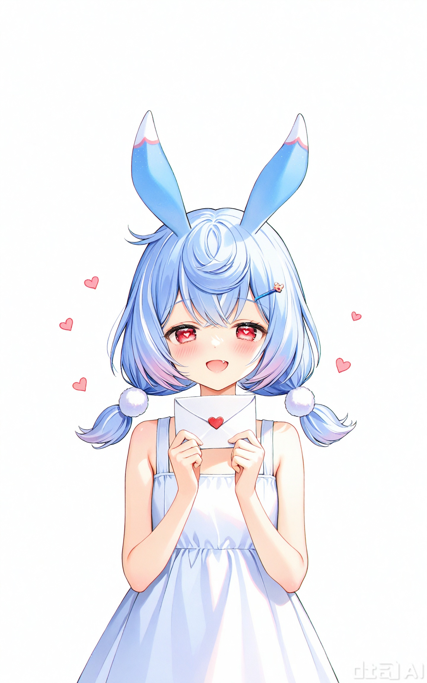 petite,cute,kawai,little girl,kid,underage,aged_down,child,loli,loli,loli,masterpiece,best quality,high quality,chromatic_aberration,white background,simple background,
//,
1girl, solo, long hair, looking at viewer, open mouth, Panic,bangs, ribbon, holding, hairclip, fang, upper,halfbody,love letter,Heart pupil, envelope,sleeveless,sigewinne (genshin impact),sivewinne_/(genshin_impact/),no hat,sundress,half closed eyes,Bad smile,
 //,
(artist:tokkyu:0.5),(artist:momoko \(momopoco\):0.5),(artist:ask \(askzy\):0.5),(artist:yuyumu:0.4),(artist:dsmile:0.5),(artist:atdan:0.5),(artist:mignon:0.5),(Artist:yunsang,gomzi:0.7),year_2023,year_2024,year_2025,SMZX
