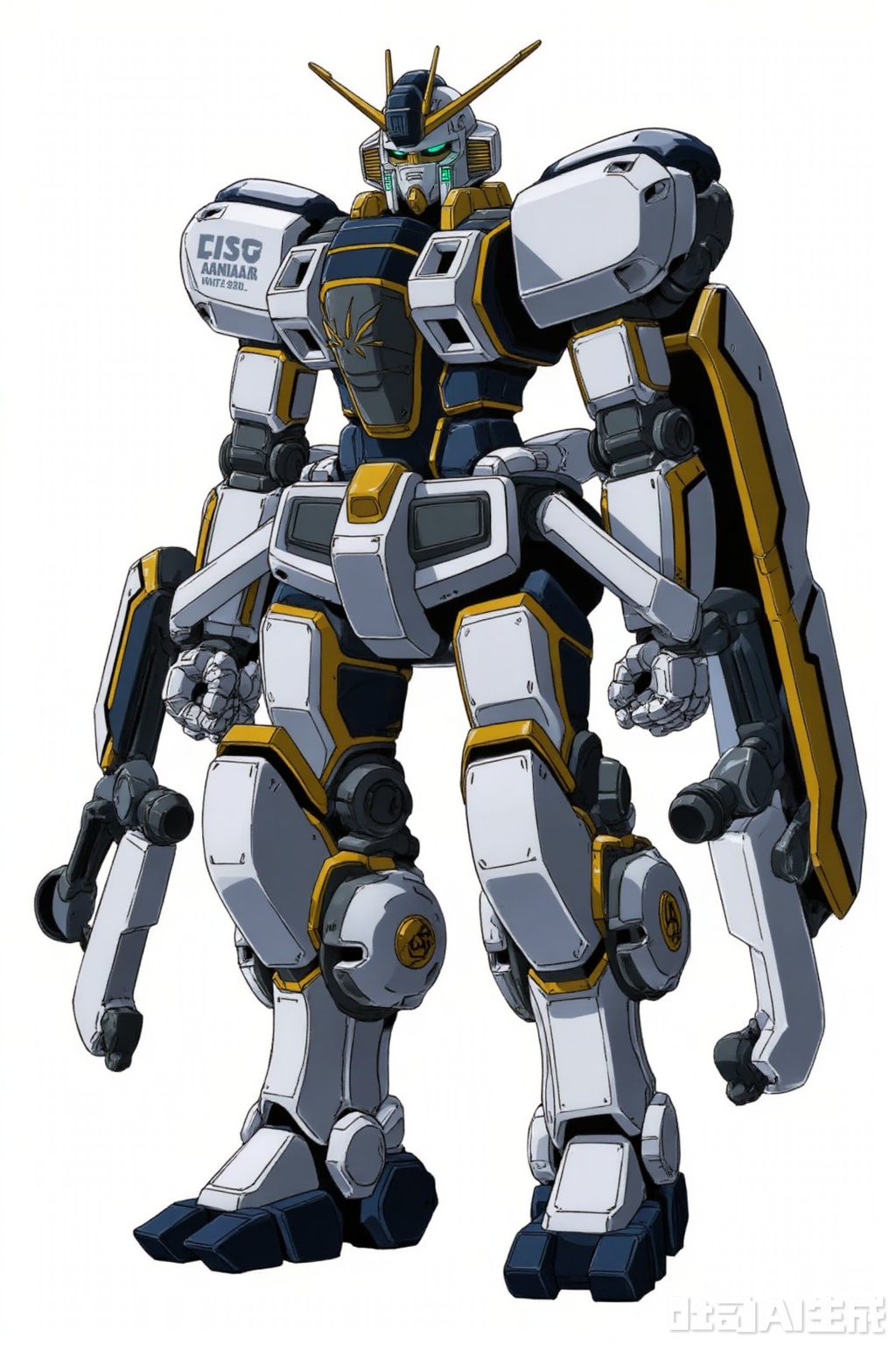 masterpiece, best quality,solo,((white background:1.2)),simple background,
looking at viewer,,full_armor,superrobet,Gundam,machinery,no_humans,glowing,robot,mecha,science_fiction,strong contrast,mechanical buddy universe,RX_78al(tb_VER)