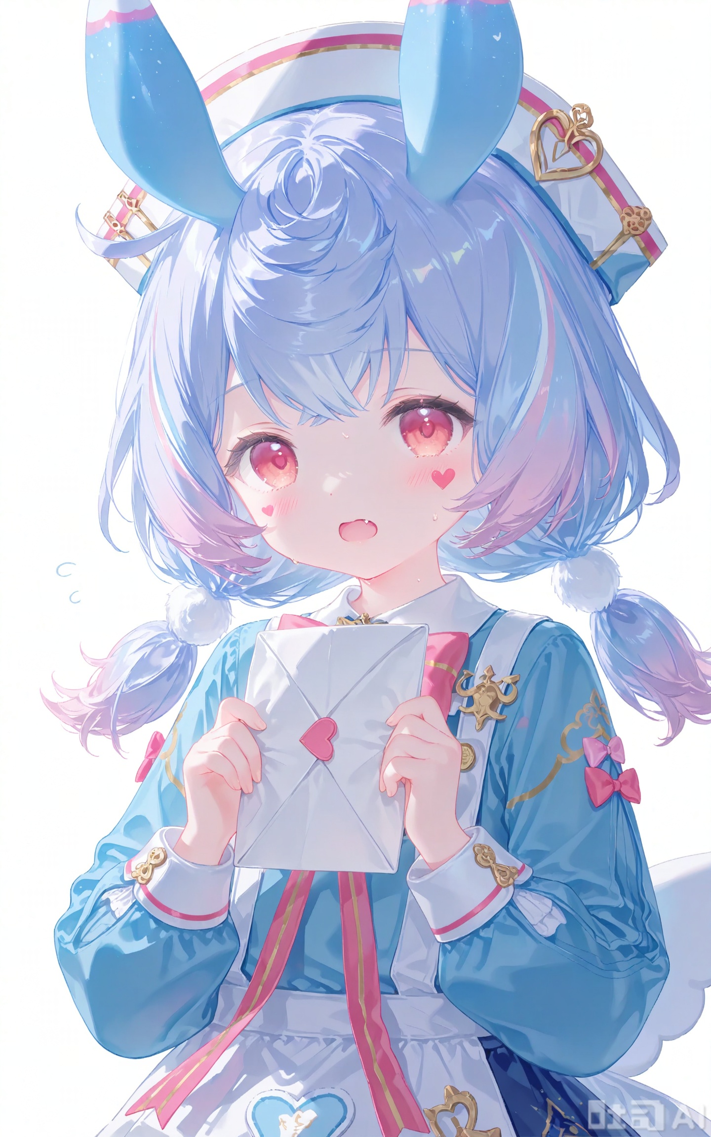 petite,cute,kawai,little girl,kid,underage,aged_down,child,loli,loli,loli,masterpiece,best quality,high quality,chromatic_aberration,white background,simple background,
//,
1girl, solo, long hair, looking at viewer, open mouth, Panic,bangs, ribbon, holding, school uniform, hair ribbon, sweat, hairclip, fang, upper,halfbody,love letter,Heart sticker, letter, envelope,long sleeves,sigewinne (genshin impact),sivewinne_/(genshin_impact/)
 //,
(artist:tokkyu:0.5),(artist:momoko \(momopoco\):0.5),(artist:ask \(askzy\):0.5),(artist:yuyumu:0.4),(artist:dsmile:0.5),(artist:atdan:0.5),(artist:mignon:0.5),(Artist:yunsang,gomzi:0.7),year_2023,year_2024,year_2025,cshl