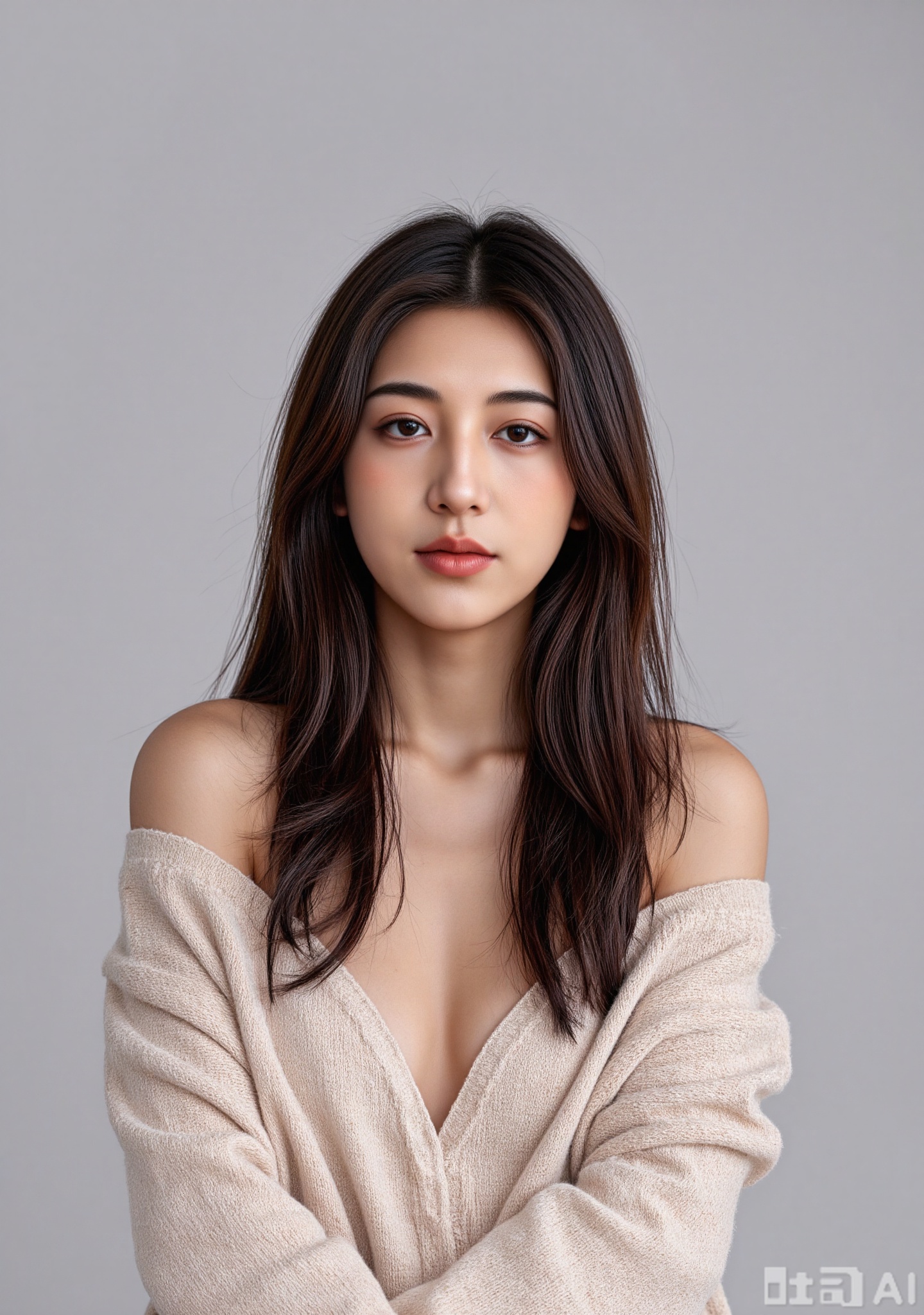 hubggirl,  woman,  A young woman with long on Tensor.Art