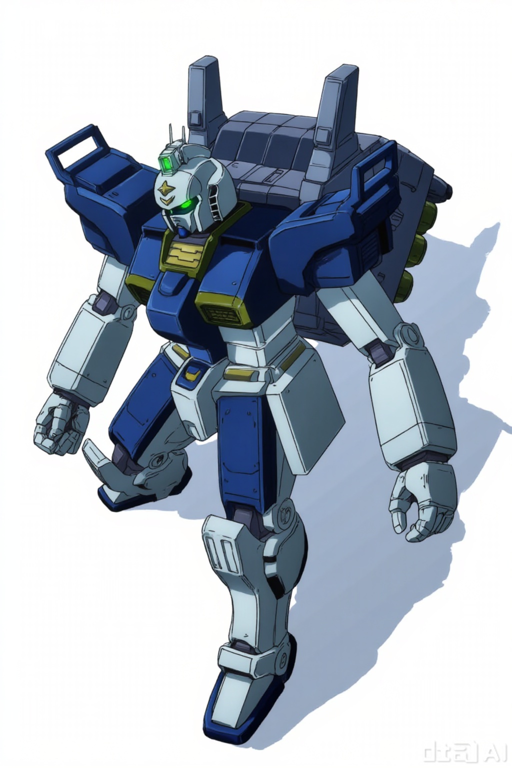 masterpiece, best quality,solo,((white background:1.2)),simple background,
looking at viewer,full_armor,superrobet,Gundam,machinery,no_humans,glowing,robot,mecha,science_fiction,strong contrast,mechanical buddy universe,RGM_79(tb_VER)