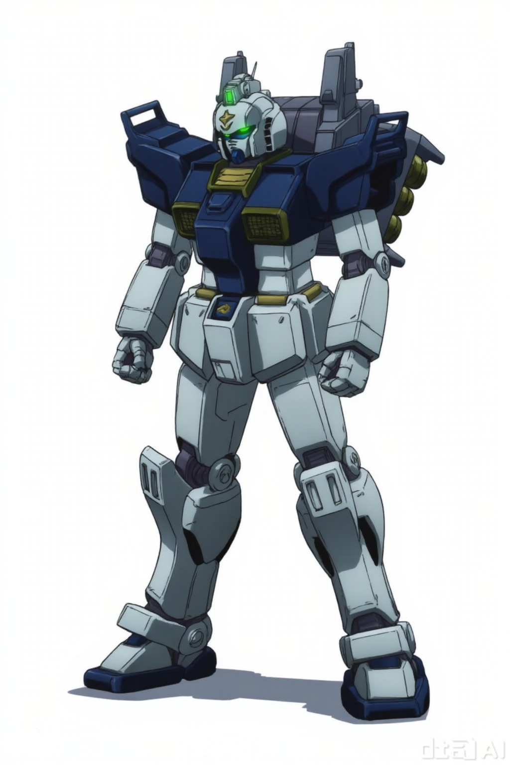masterpiece, best quality,solo,((white background:1.2)),simple background,
looking at viewer,full_armor,superrobet,Gundam,machinery,no_humans,glowing,robot,mecha,science_fiction,strong contrast,mechanical buddy universe,RGM_79(tb_VER)