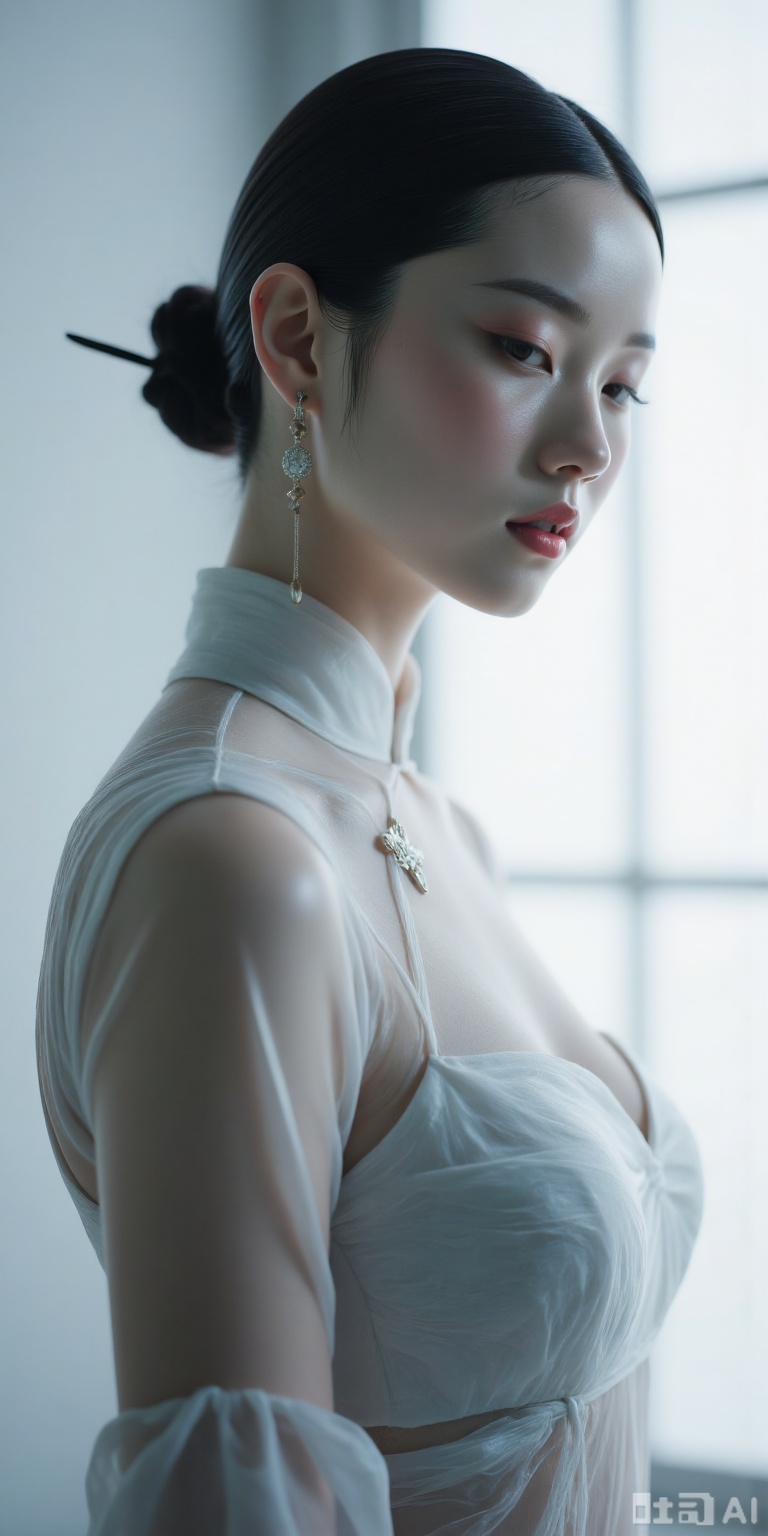 Artistic sense of fashion blockbusters tranquility and elegance. Dreamy atmosphere. Exquisite styling and layered.  Make the whole picture look purer and more beautiful, in the ethereal fairyland, extraordinary beauty, fashion photography, artistic photography, creative white
Dreams and atmosphere Zen Visual art photography. There are multiple/multiple exposures, expressions that show space and dreams. Nightmare, Dream of Chaos, Minimalist Portrait, Abstract Minimalist, Rich in Formation. The combination of characters and space, the blur effect (dynamic blur), the dream mirror is hazy. Use high-purity colors, contrast colors and contrast colors to have a dream. Light and shadow art (characters are surrounded by light and shadow). 32K Ultra HD