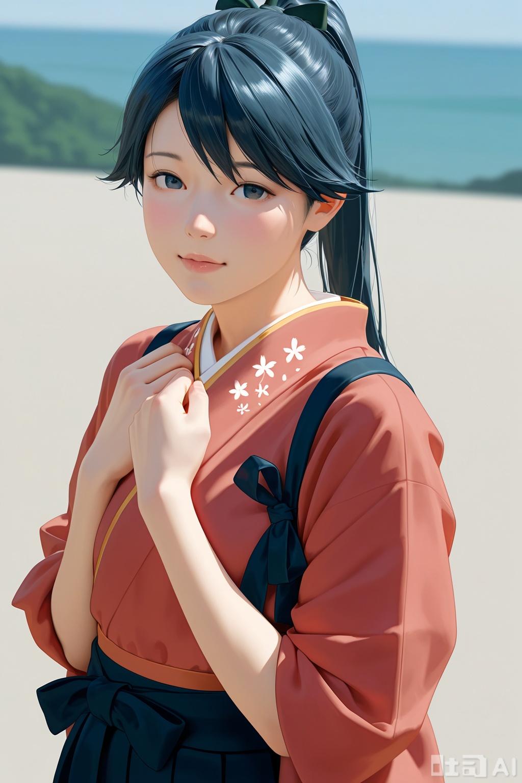 A realistic style photo, houshou \(kantai collection\),1girl