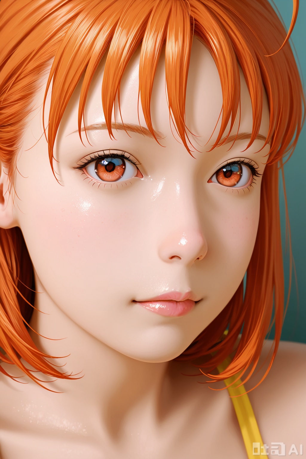 A realistic style photo, takami chika,1girl